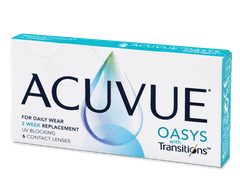 Acuvue Oasys with Transitions (6 lenses)