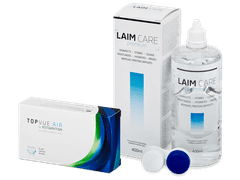 TopVue Air for Astigmatism (6 lenses) + Laim Care Solution 400 ml