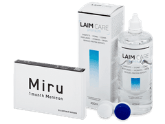 Miru 1month Menicon (6 lenses) + Laim Care Solution 400 ml