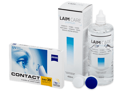Carl Zeiss Contact Day 30 Spheric (6 lenses) + Laim-Care Solution 400 ml