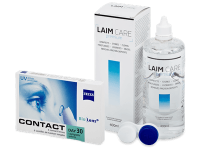 Carl Zeiss Contact Day 30 Compatic (6 lenses) + Laim-Care Solution 400 ml