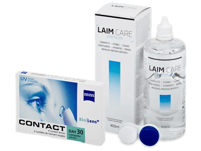 Carl Zeiss Contact Day 30 Compatic (6 lenses) + Laim-Care Solution 400 ml