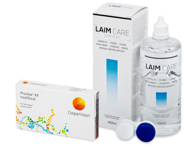 Proclear Multifocal XR (6 lenses) + Laim Care Solution 400 ml