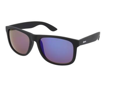 Sunglasses Alensa Sport All Black Blue Mirror