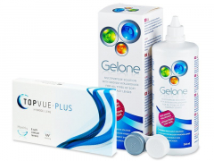 TopVue Monthly Plus (6 lenses) + Gelone Solution 360 ml