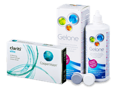 Clariti Elite (3 lenses) + Gelone Solution 360 ml