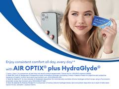 Air Optix plus HydraGlyde (6 lenses)