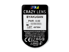 CRAZY LENS - Byakugan - plano (2 daily coloured lenses)