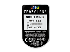 CRAZY LENS - Night King - plano (2 daily coloured lenses)