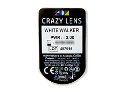 CRAZY LENS - White Walker - power (2 daily coloured lenses)