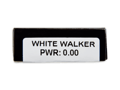 CRAZY LENS - White Walker - plano (2 daily coloured lenses)