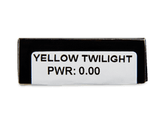 CRAZY LENS - Yellow Twilight - plano (2 daily coloured lenses)