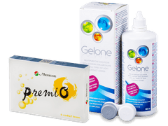 Menicon PremiO (6 lenses) + Gelone Solution 360 ml