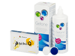 Menicon PremiO (6 lenses) + Gelone Solution 360 ml