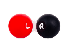 Contact lens case - Red & black