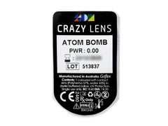 CRAZY LENS - Atom Bomb - plano (2 daily coloured lenses)