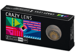 CRAZY LENS - Cheetah - plano (2 daily coloured lenses)