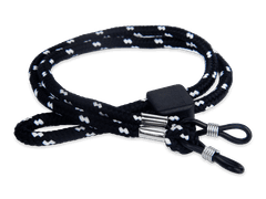 Black & white strap for glasses
