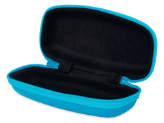 Zip up glasses case for kids - blue 