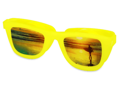 OptiShades lens case - yellow