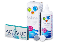 Acuvue Oasys Multifocal (6 lenses) + Gelone Solution 360 ml