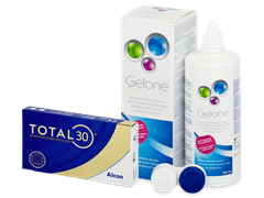 TOTAL30 (3 lenses) + Gelone Solution 360 ml