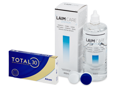 TOTAL30 (6 lenses) + LAIM-CARE Solution 400 ml