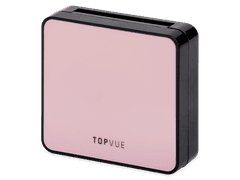 Lens Case with mirror TopVue - pink