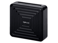 Lens Case with mirror TopVue - square pattern