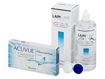 Acuvue Oasys (6 lenses) + Laim-Care Solution 400ml