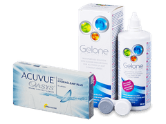 Acuvue Oasys (6 lenses) + Gelone Solution 360 ml