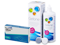 SofLens 59 (6 lenses) + Gelone Solution 360 ml