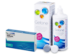 SofLens 59 (6 lenses) + Gelone Solution 360 ml