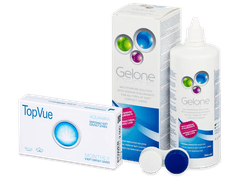 TopVue Monthly (6 lenses) + Gelone Solution 360 ml