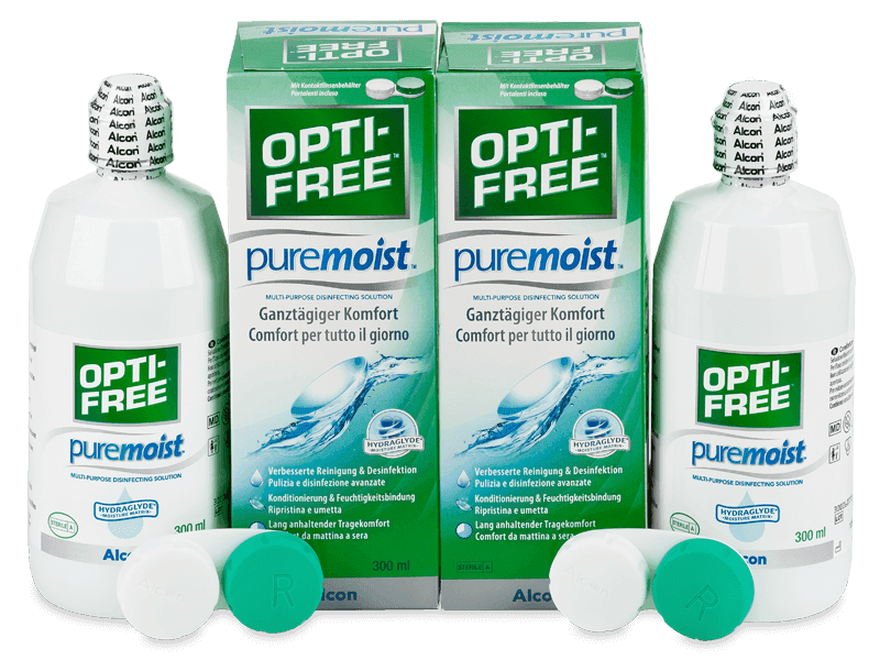OPTI-FREE PureMoist Solution 2x 300 ml 