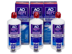 AO SEPT PLUS HydraGlyde Solution 3 x 360 ml 