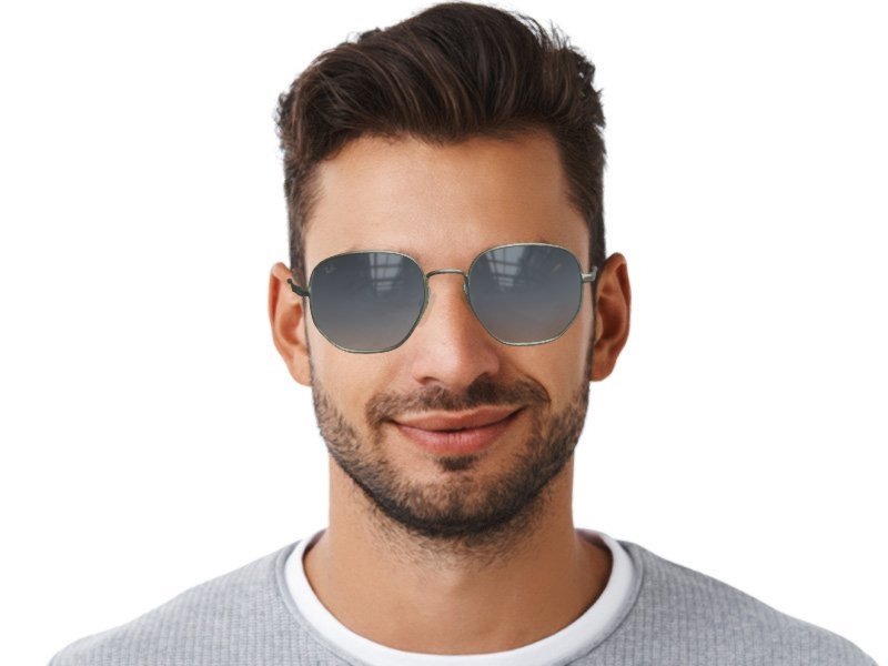 Men’s Rayban RB3682 Ray-Ban RB3682 Black Prescription Sunglasses - 50% Off Lenses main image 4