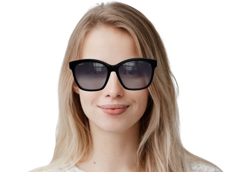 Max Mara Women Sunglasses Black LOGO9 MM0042 Max Mara MM0042 Logo9 Sunglasses | FREE Shipping main image 4