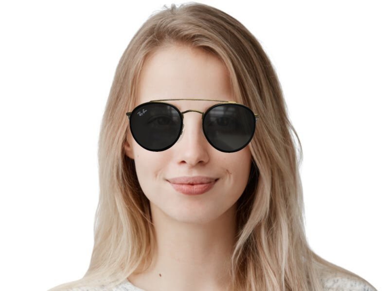 Ray-Ban Round Double Bridge RB3647N 001 