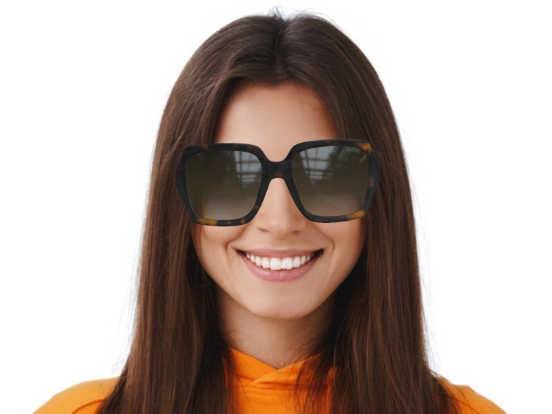 Moschino MOS127/S sunglasses in havana/brown tortoiseshell color Kits.com -- Moschino MOS127/S/US main image 4